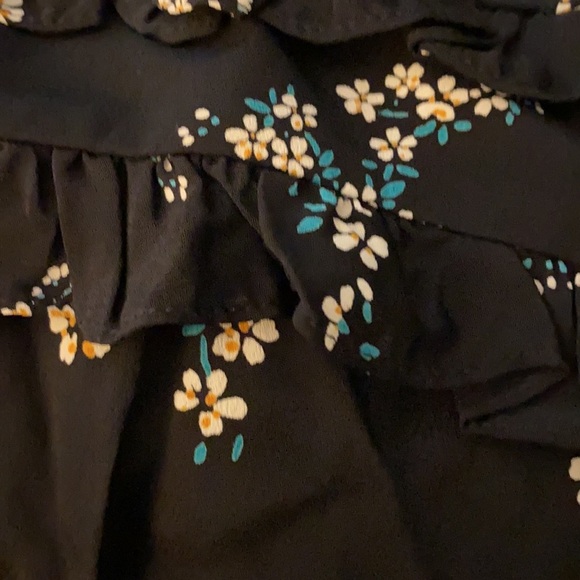 NWT Flynn Skye Serena Black Floral Dress Sheer Top (24) - Picture 3 of 5